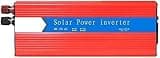 3000w Power Inverter Pure Sine Wave 12v Dc to 110V Ac Converter Outlets Car with One USB Port, Can Be Directly Connected to The Battery, Peak 6000 Watt for, Caravan, Boat, Campi
