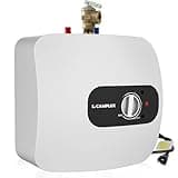 CAMPLUX Electric Hot Water Heater 6.5 Gallons, Mini Tank Water Heaters Electric 120V 1440W, Easier Using with Adjustable Thermostat, Save Time, UL Listed