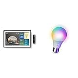 Echo Show 15 with Globe Electric Smart Bulb