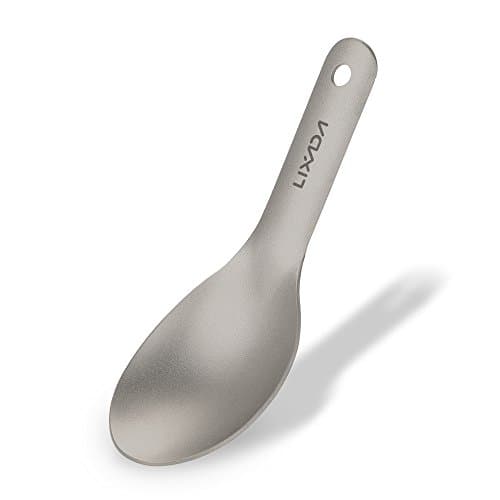 HUIOP Spoon, Short Handle Spoon Spoon Outdoor Camping Picnic Flatware