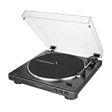 Audio-Technica AT-LP60XBT-BK Bluetooth Turntable Bundle with Pioneer DM-50D 5-Inch Monitors and Hosa Dual RCA Cable — Belt-Drive Vinyl Record Player System for Home Listening, Apartments, Collectors