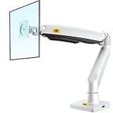 NB North Bayou Monitor Desk Mount Ultra Wide Full Motion Swivel Long Arm with Gas Spring for 22''-35''Monitors from 6.6 to 26.4lbs Height Adjustable Monitor Stand G70-W