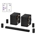 ULTIMEA Skywave X100 Dual 9.2.6 THX-Tuned Wireless Surround Sound Bar System w/Dolby Atmos & DTS:X, Dual 10” Subwoofers, 18Hz Low Frequency, 2000W Peak Power, 8K Pass-Through, AVR Grade Soundbar