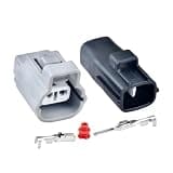 2 Pin Automotive Waterproof Connector Wire Harness Plug 6189-0100 6188-0047 90980-10843(Male female with Pin)