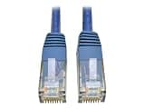 Eaton Tripp Lite N200-002-BL Cat6 Gigabit Ethernet Cable 2 ft Blue, RJ45 M/M 24AWG Stranded UTP 550MHz PoE LAN Patch Cord, Gold Contacts, Cloud Care Pre-Configured Bundle Eligible (1 Pack)