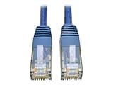 Eaton Tripp Lite N200-002-BL Cat6 Gigabit Ethernet Cable 2 ft Blue, RJ45 M/M 24AWG Stranded UTP 550MHz PoE LAN Patch Cord, Gold Contacts, Cloud Care Pre-Configured Bundle Eligible (1 Pack)