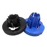 UKsaQXeeH End Cap Spindle Hub Black Blue Compatible with Designjet T120 T520 T730 T830 CQ891A CQ893A CQ893-67009