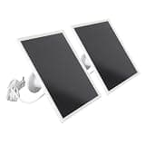 Walmeck Security Camera Solar Panel Monocrystalline 6W IP66 Rainproof Charger for