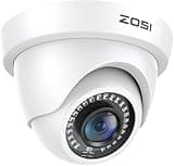 ZOSI 2MP 1920TVL Hybrid 4 in 1 TVI CVI AHD CVBS Security Camera,1080P HD Weatherproof Outdoor Indoor Surveillance Cam,Night Vision,For 960H,720P,1080P,5MP,4K analog DVR - White