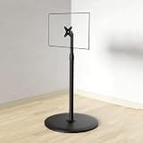 iumLeap Monitor Arms TV Stand, Floor Standing TV Stand, Suitable for 14-30 Inch Screen TV Stand Base, Rotatable Height Adjustment