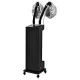 GYPSYFY Professional Hair Steamer with Ozone 650W Standing Hair Steamer 5 Care Modes Dual Tube Micro Mist for Deep Conditioning Adjustable Salon Hair Processor with Wheels A