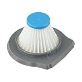 BildeeMait Washable Vacuum Filter Replacement for Black & Decker for DUSTBUSTER HLVC315 HLVC320 REVHV8J, Clean Slim Reviva Handheld Vacuums, White(1 PACK)