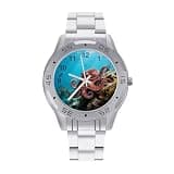 FekiLoot Watch for Men Big Face Stainless Steel Wrist Watch Personality