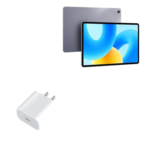 BoxWave Charger Compatible with Huawei MatePad 11.5 - PD GAN miniCube (30W), 30W Tiny PD GAN Type-C Wall Charger - Winter White