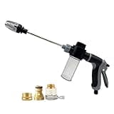 Pressure Washer Gun with Soap Dispenser, 3 Spray Modes Garden Hose Nozzle for Car Washing, Patio Cleaning, Yard Cleaning and Plant Watering, Fits Standard 3/4" Hose