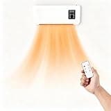 Portable Wall Mounted Air Conditioner & Heater, Mini Split AC Unit, 2-in-1 Heating Machine for Bedroom, Home Office
