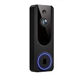 Nexfluxio 1665P Wireless Video Doorbell Camera, Cloud Storage, AI Human Detection, Instant Alert, Night Vision, Two Way Audio, 2.4G WiFi Only