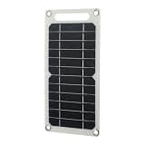 Belnotelt Flexible Solar Panel, 10W 5V Monocrystalline PET, Portable Solar Charger for Camping Hiking Outdoor Kits