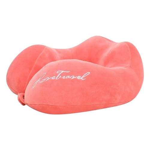 Travel Pillows for Airplanes, Washable Memory Foam Soft Neck Travel Pillow,Breathable Portable Comfortable Travel Pillows for Sleeping Traveling Home Camping Airplane
