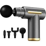 YUESHANHE Massage Gun, Electric Massager, Suitable for Whole Body to Relieve Fatigue, Replaceable Massage Head Impact Massager, The Best Choice for Gift Giving (Gray-720)