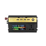 EHSOLZXBE Modified Sine Wave Inverter 3000/4000/5000/6000W LCD Digital Display Power Inverter Voltage Transformer Converter 12/24V to 220V(3000W,24V)