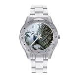 FekiLoot Watch for Men Big Face Stainless Steel Wrist Watch Personality
