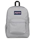 JanSport Cross Town Backpack - Simple Bag for Everyone with 1 Main Compartment, Front Utility Pocket - Premium Class Accessories - Grounded Grey