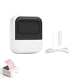 DONGKER Mini Sticker Printer, Portable Thermal Label Printer for Small Pattern Sticker Note Printing