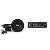 Alpine UTE-63BT Mech-Less Digital Media Receiver with Bluetooth® Wireless Technology w/EL-E65C-G 6.5" Component Speaker Set