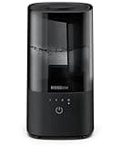 ROSEKM Humidifiers for Bedroom (1.1L), Small Cool Mist Humidifier for Home Plant and Baby Nursery, Quiet Ultrasonic Humidifier with 360° Nozzle, Auto Shut-Off, Filterless, Black