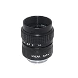 25mm 1/2" Manual Iris Black Industrial Machine Vision Camera Lens