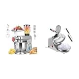VIVOHOME Silver 6 in 1 Stand Mixer with 8.5 Quart Bowl and Meat Grinder Blender Pasta Maker Attachments and Silver Electric Ice Shaver Crusher 143lbs per Hour with Ice Pick