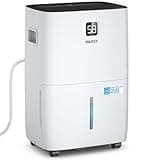 Yaufey 5000 Sq. Ft. Energy Star Certified Dehumidifier, Max 80 Pints Dehumidifier for Basement with Drain Hose, Smart Compressor with Intelligent Humidity Control, Dehumidifiers for Home Bedroom