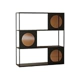WANGHAI2024M Bookcases Creative 3-Tier Standing Iron Bookshelf Home Minimalism Large Capacity Storage Shelving Unit