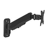 Monitor Stand Single Monitor Stand Black Monitor Wall Mount Bracket 17"-32" Adjustable Gas Spring Monitor Stand Arm, Holds Up to 17.6Lbs Tv Stands
