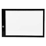 Omquot USB LED Graphics Tablet Touch Pad for Art Copy Boards, Crafts and Design. 8mm Thin Light Pad with Ruler Guides A4 Size