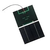 1.5W 12V Small Solar Panel with Wire Epoxy Solar Cells for 9-12V Battery Outdoor Garden LED Light Charging 115 * 90MM, 5Pcs/Lot