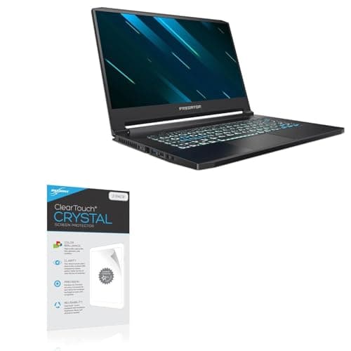 BoxWave Screen Protector Compatible with Acer Predator Triton 500 (PT515-51) - ClearTouch Crystal (2-Pack), HD Film Skin - Shields from Scratches