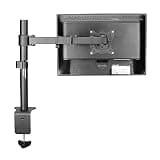 UWYTGF Single Monitor Desk Mount,Fully Adjustable Monitor Arm Stand with Clamp Base,Fits 20-27 Inch Monitor,Holds 1 Screen Up to 10Kg/22Lbs