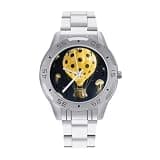 FekiLoot Watch for Men Big Face Stainless Steel Wrist Watch Personality
