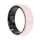 Sqrutri Smart Rings for Couples,Health Rings for Men & Women, 24/7 Track Heart Rate, Sleep, SpO2, Stress, HRV & Cycles. 5ATM Waterproof, iOS/Android, No Subscription.(Pink, 9 (19.1mm))