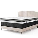King Mattress, 14 Inch Gel Memory Foam Hybrid Mattress in a Box, Cooling & Breathable Design, Zoned Pressure Relief, Medium Firm Feel