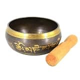Tibetan Singing Bowls Handmade Buddha Sound Bowl Bronze Chime Metal Bell Yoga Meditation Buddhist Therapy(9.5cm)