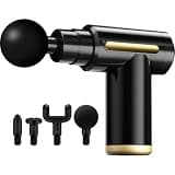 YUESHANHE Massage Gun, Electric Massager, Suitable for Whole Body to Relieve Fatigue, Replaceable Massage Head Impact Massager, The Best Choice for Gift Giving (Black-720)