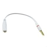 for 3.5mm Stereo Male to 3.5mm Female Cable Stereo Headph CTIA to OMTP Extension Cable Cord for Headph Laptop
