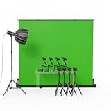 NearStream Business Kit, Quad Podcast Bundle for Business, 4-Person Video Studio Kit with VK50 Green Screen, SL40 100W Softbox Light, 4 VM20 4K Streaming Cameras, 4 AM25X Mics & 2 AMIX40U Audio Mixers
