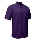 MMCC Men’s Super Duty Mechanic Button-Up Shop Shirt w/Microfiber Cleaning Panel - Dual Chest Pockets