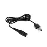 1pcs A00390 4.3V 70mA AC Power Adapter Charger,Compatible For Philips, Electric Shaver BT405/16 BT3206/14 QT4005 MG3710 MG3711 S300 S301 BG2030(Only USB Cable)