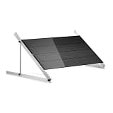 BougeRV 200 Watt Anti-Shading Solar Panel, N-Type 16BB Mono 200W Solar Panel 25% High-Efficiency with 41in Adjustable Tilt Mount Brackets