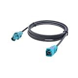 PEIWZPSHY RSBG Type H-MTD Vehicle Automotive Ethernet Cable Assembly Single Port Z Code Male/Female HMTD Cable(Male to Female,2.5M)